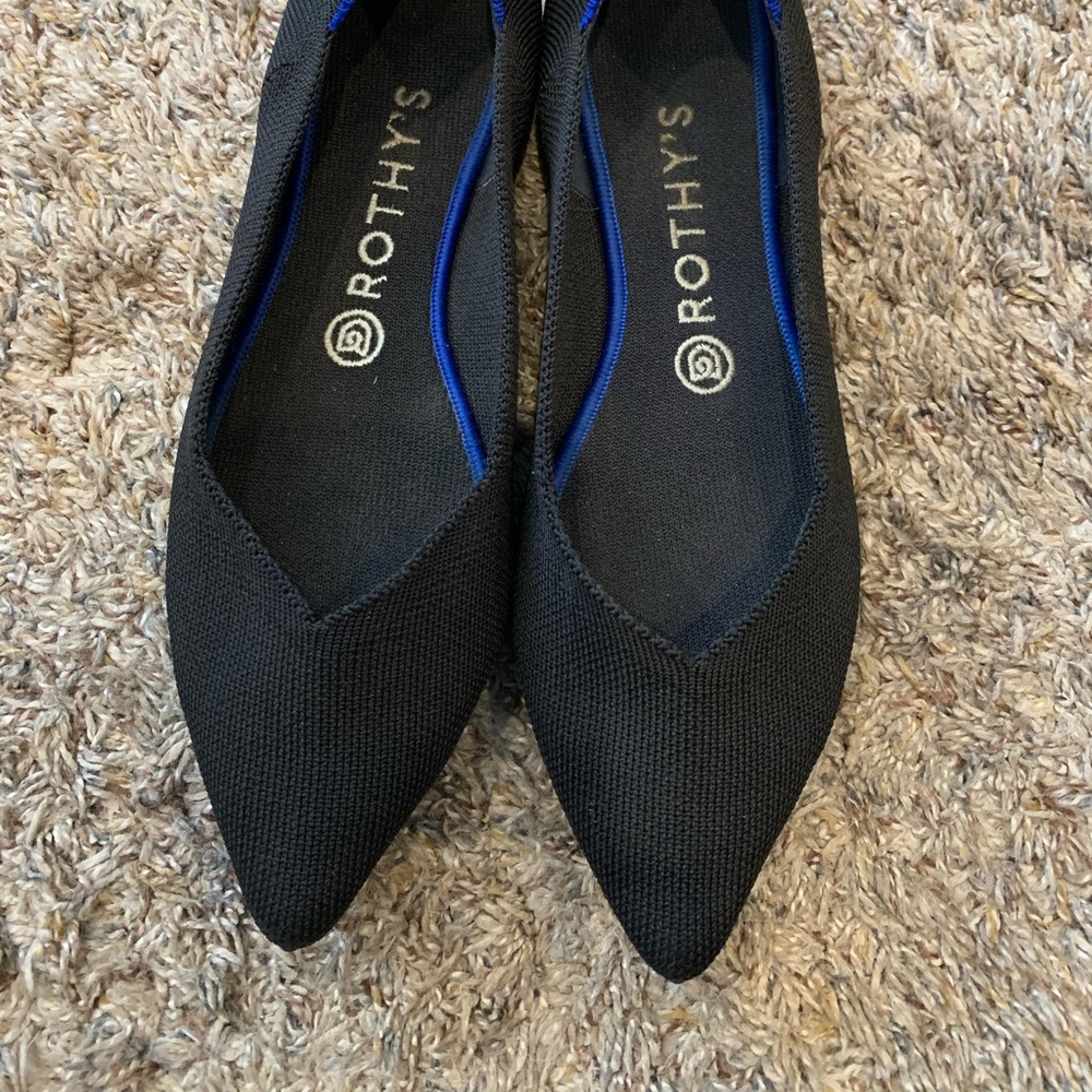 Rothys Black Pointed Toe